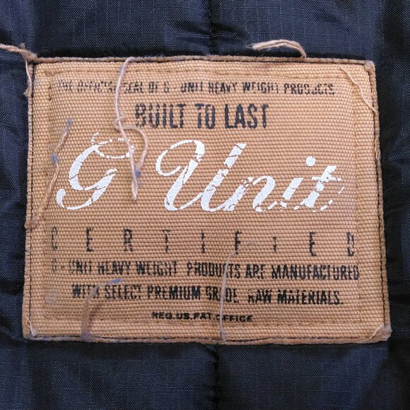 G UNIT Vintage Jacket Goose Puffer 3XL Fur Hood XXXL 50 Cent EMINEM Vtg 00s RARE - Picture 9 of 15